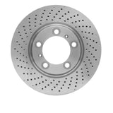 Dynamic Friction 1999-2023 Porsche 718 Cayman Left Front Drilled Brake Rotor (330x34 Vented) by Dynamic Friction Company 620-02036D