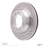 Dynamic Friction 2000-2008 Porsche Cayman Rear Drilled Brake Rotor (299x24 Vented) by Dynamic Friction Company 620-02039