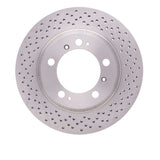 Dynamic Friction 2000-2008 Porsche Cayman Rear Drilled Brake Rotor (299x24 Vented) by Dynamic Friction Company 620-02039