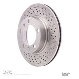 Dynamic Friction 2005-2008 Porsche Boxster Right Front Drilled Brake Rotor (298x24 Vented) by Dynamic Friction Company 620-02042D