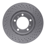 Dynamic Friction 2005-2008 Porsche Cayman Left Front Drilled Brake Rotor (298x24 Vented) by Dynamic Friction Company 620-02043D