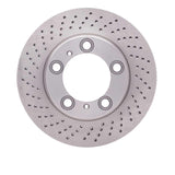 Dynamic Friction 2005-2008 Porsche Cayman Left Front Drilled Brake Rotor (298x24 Vented) by Dynamic Friction Company 620-02043D