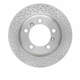 Dynamic Friction 2005-2023 Porsche Cayman Rear Drilled Brake Rotor (299x20 Vented) by Dynamic Friction Company 620-02044