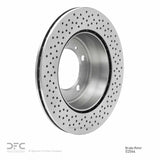 Dynamic Friction 2005-2023 Porsche Cayman Rear Drilled Brake Rotor (299x20 Vented) by Dynamic Friction Company 620-02044