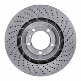 Dynamic Friction 2007-2013 Porsche 911 Left Rear Drilled Brake Rotor (350x28 Vented) by Dynamic Friction Company 620-02047D