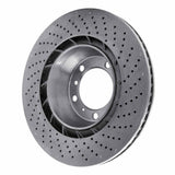 Dynamic Friction 2007-2013 Porsche 911 Left Rear Drilled Brake Rotor (350x28 Vented) by Dynamic Friction Company 620-02047D
