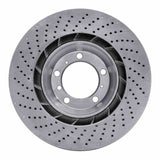 Dynamic Friction 2007-2013 Porsche 911 Right Rear Drilled Brake Rotor (350x28 Vented) by Dynamic Friction Company 620-02048D
