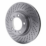 Dynamic Friction 2009-2023 Porsche 718 Boxster Left Front Drilled Brake Rotor (330x28 Vented) by Dynamic Friction Company 620-02051D
