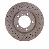 Dynamic Friction 2009-2023 Porsche 718 Boxster Left Front Drilled Brake Rotor (330x28 Vented) by Dynamic Friction Company 620-02051D