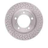 Dynamic Friction 2009-2012 Porsche Boxster Rear Drilled Brake Rotor (299x24 Vented) by Dynamic Friction Company 620-02053