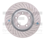 Dynamic Friction 2010-2023 Porsche 911 Right Rear Drilled Brake Rotor (350x28 Vented) by Dynamic Friction Company 620-02062D