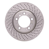 Dynamic Friction 1999-2023 Porsche 911 Right Rear Drilled Brake Rotor (330x28 Vented) by Dynamic Friction Company 620-02066D