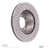 Dynamic Friction 1999-2023 Porsche 911 Left Rear Drilled Brake Rotor (330x28 Vented) by Dynamic Friction Company 620-02067D