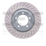Dynamic Friction 2012-2016 Porsche 911 Left Front Drilled Brake Rotor (340x34 Vented) by Dynamic Friction Company 620-02071D