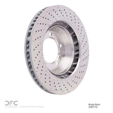 Dynamic Friction 2012-2016 Porsche 911 Left Front Drilled Brake Rotor (340x34 Vented) by Dynamic Friction Company 620-02071D