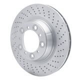 Dynamic Friction 2016-2023 Porsche Boxster Right Rear Drilled Brake Rotor (330x28 Vented) by Dynamic Friction Company 620-02109D