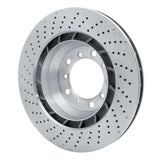 Dynamic Friction 2016-2023 Porsche Boxster Right Rear Drilled Brake Rotor (330x28 Vented) by Dynamic Friction Company 620-02109D