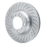 Dynamic Friction 2016-2023 Porsche Boxster Left Rear Drilled Brake Rotor (330x28 Vented) by Dynamic Friction Company 620-02110D