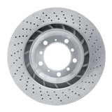 Dynamic Friction 2016-2023 Porsche Boxster Left Rear Drilled Brake Rotor (330x28 Vented) by Dynamic Friction Company 620-02110D