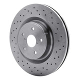 Dynamic Friction 2018-2025 Subaru WRX Front Drilled Brake Rotor (340x30 Vented) by Dynamic Friction Company 620-13041