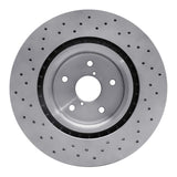 Dynamic Friction 2018-2025 Subaru WRX Front Drilled Brake Rotor (340x30 Vented) by Dynamic Friction Company 620-13041