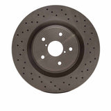 Dynamic Friction 2018-2025 Subaru WRX Front Drilled Brake Rotor (340x30 Vented) by Dynamic Friction Company 620-13041