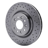 Dynamic Friction 2000-2006 Jaguar XKR Front Drilled Brake Rotor (355x32 Vented) by Dynamic Friction Company 620-20016