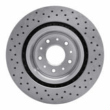 Dynamic Friction 2000-2006 Jaguar XKR Front Drilled Brake Rotor (355x32 Vented) by Dynamic Friction Company 620-20016