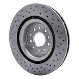 Dynamic Friction 2000-2006 Jaguar XKR Front Drilled Brake Rotor (355x32 Vented) by Dynamic Friction Company 620-20016