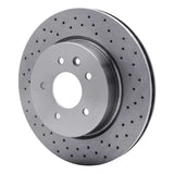 Dynamic Friction 2000-2006 Jaguar XKR Rear Drilled Brake Rotor (330x28 Vented) by Dynamic Friction Company 620-20017