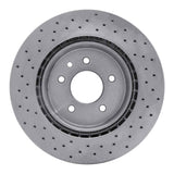 Dynamic Friction 2000-2006 Jaguar XKR Rear Drilled Brake Rotor (330x28 Vented) by Dynamic Friction Company 620-20017