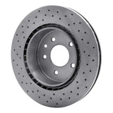 Dynamic Friction 2000-2006 Jaguar XKR Rear Drilled Brake Rotor (330x28 Vented) by Dynamic Friction Company 620-20017