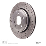 Dynamic Friction 2001-2006 BMW 330i Rear Drilled Brake Rotor (320x21.9 Vented) by Dynamic Friction Company 620-31053