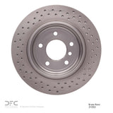 Dynamic Friction 2001-2006 BMW 330i Rear Drilled Brake Rotor (320x21.9 Vented) by Dynamic Friction Company 620-31053