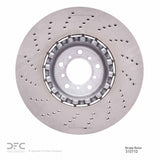 Dynamic Friction 2006-2010 BMW M6 Right Front Drilled Brake Rotor (374x35.9 Vented) by Dynamic Friction Company 620-31071D