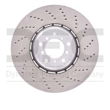 Dynamic Friction 2006-2010 BMW M6 Right Front Drilled Brake Rotor (374x35.9 Vented) by Dynamic Friction Company 620-31071D
