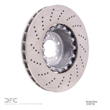 Dynamic Friction 2006-2010 BMW M6 Right Front Drilled Brake Rotor (374x35.9 Vented) by Dynamic Friction Company 620-31071D