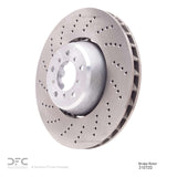 Dynamic Friction 2006-2010 BMW M5 Left Front Drilled Brake Rotor (374x35.9 Vented) by Dynamic Friction Company 620-31072D