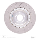 Dynamic Friction 2006-2010 BMW M6 Right Rear Drilled Brake Rotor (370x23.8 Vented) by Dynamic Friction Company 620-31073D