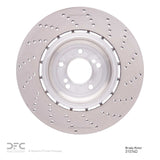 Dynamic Friction 2006-2010 BMW M6 Left Rear Drilled Brake Rotor (370x23.8 Vented) by Dynamic Friction Company 620-31074D