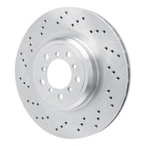 Dynamic Friction 2008-2013 BMW M3 Left Front Drilled Brake Rotor (360x30 Vented) by Dynamic Friction Company 620-31087D
