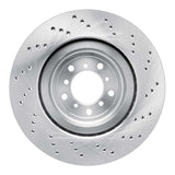 Dynamic Friction 2008-2013 BMW M3 Left Front Drilled Brake Rotor (360x30 Vented) by Dynamic Friction Company 620-31087D