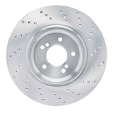 Dynamic Friction 2008-2013 BMW M3 Left Rear Drilled Brake Rotor (350x24 Vented) by Dynamic Friction Company 620-31091D