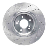 Dynamic Friction 2008-2013 BMW M3 Right Rear Drilled Brake Rotor (350x24 Vented) by Dynamic Friction Company 620-31092D