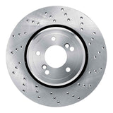 Dynamic Friction 2008-2013 BMW M3 Right Rear Drilled Brake Rotor (350x24 Vented) by Dynamic Friction Company 620-31092D