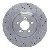 Dynamic Friction 2015-2020 BMW M2 Right Rear Drilled Brake Rotor (370x24 Vented) by Dynamic Friction Company 620-31126D