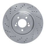 Dynamic Friction 2015-2020 BMW M2 Left Rear Drilled Brake Rotor (370x24 Vented) by Dynamic Friction Company 620-31127D