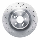 Dynamic Friction 2015-2019 BMW X6 Left Rear Drilled Brake Rotor (385x24 Vented) by Dynamic Friction Company 620-31156D