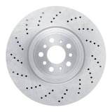 Dynamic Friction 2021-2025 BMW M4 Left Front Drilled Brake Rotor by Dynamic Friction Company 620-31192D