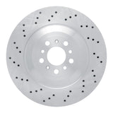 Dynamic Friction 2021-2025 BMW M3 Right Rear Drilled Brake Rotor by Dynamic Friction Company 620-31195D